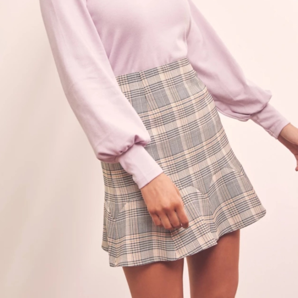 The Fifth - Check Skirt